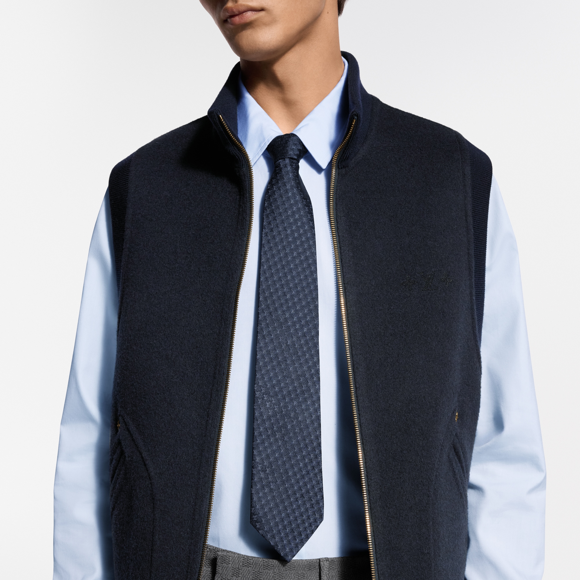 LV Interlocked Tie S00 - Men - Accessories | LOUIS VUITTON ®